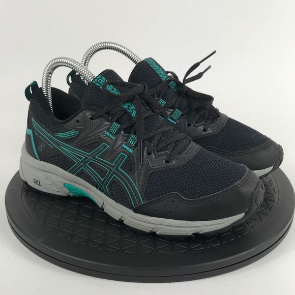 Asics Gel-Venture 8 Black Trail Running Shoes 1012B230 Women’s Size 6.5 - Picture 3 of 11